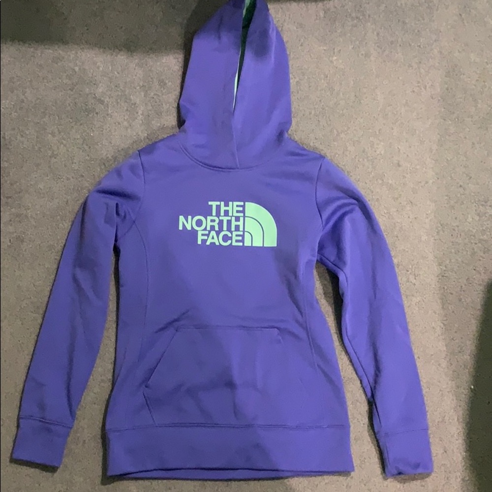 The North Face sweatshirt